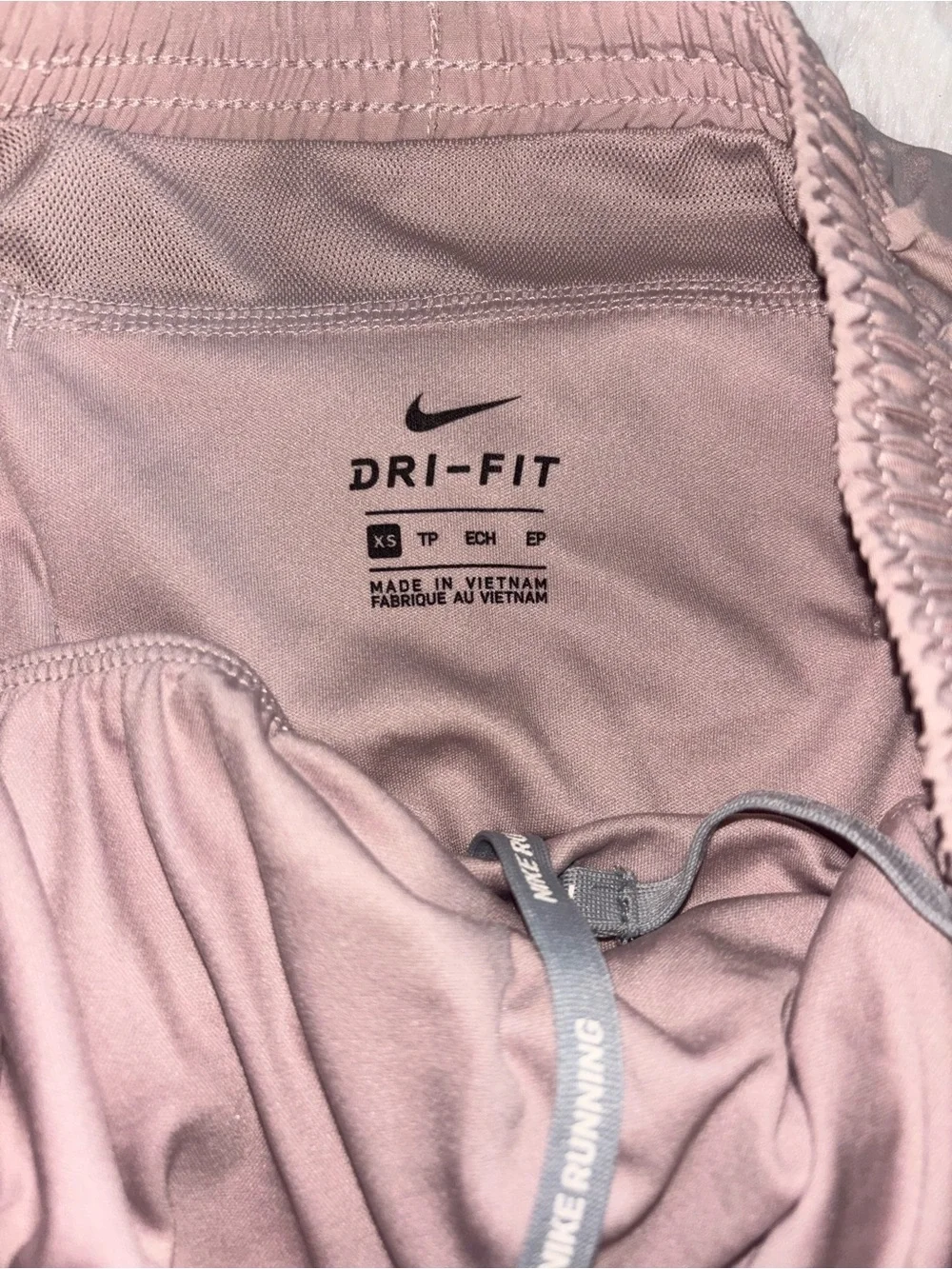 Nike Dri-FIT Running Shorts — Dusty Rose